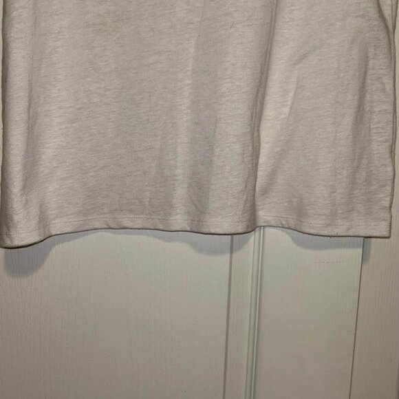 Talbots Cinched Shoulder Tie Bateau Neck Tee - White woman's size XLP - Picture 6 of 8